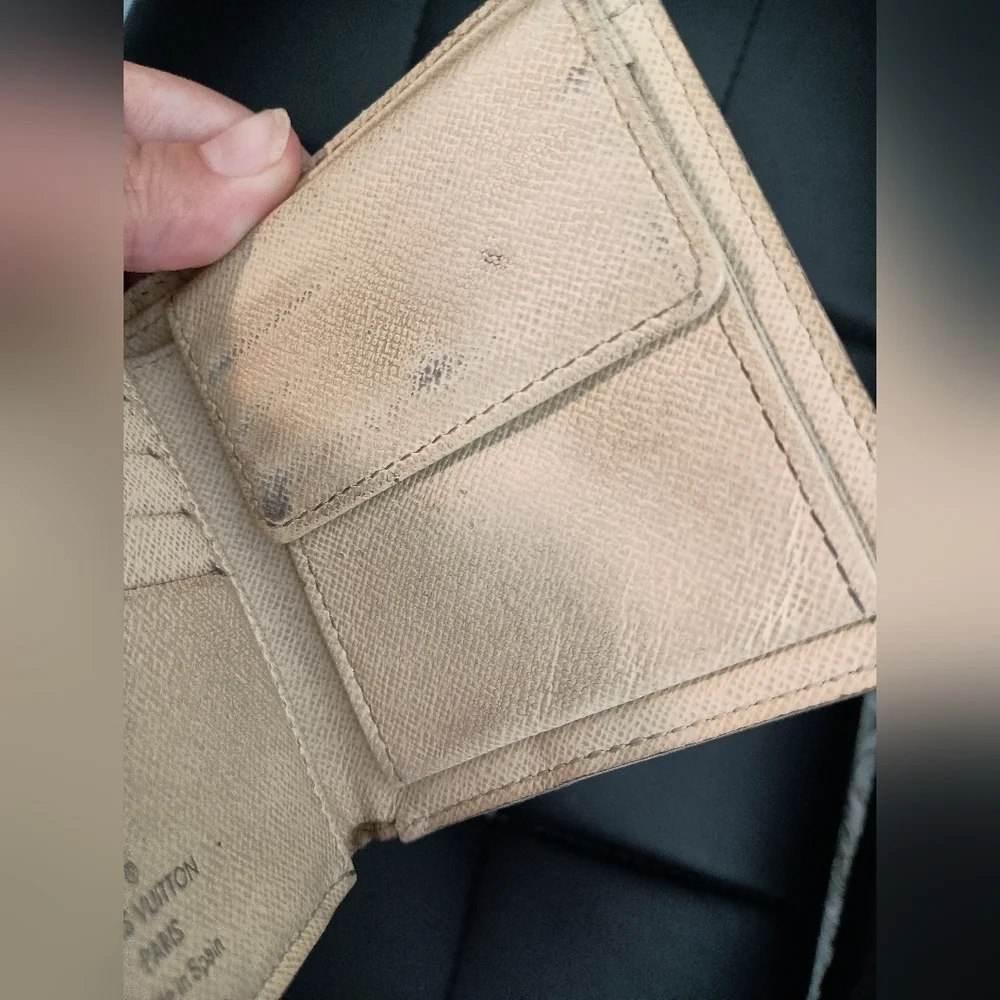 Louis Vuitton Damier Azur Mens Wallet